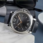 Panerai Luminor Due PAM01247 (Unknown (random serial)) - Grey dial 38 mm Steel case (2/8)