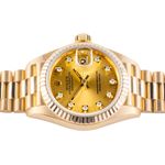 Rolex Lady-Datejust 69178 (1988) - Champagne dial 26 mm Yellow Gold case (5/8)