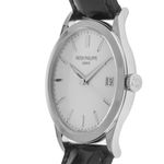 Patek Philippe Calatrava 5296G-010 (2016) - Silver dial 38 mm White Gold case (4/7)