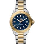 TAG Heuer Aquaracer WBP1120.BB0002 (2026) - Blauw wijzerplaat 40mm Goud/Staal (1/1)
