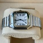 Cartier Santos WSSA0029 (2023) - Zilver wijzerplaat 35mm Staal (5/7)