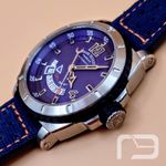 Armand Nicolet SO5 A713BGN-BU-P068BO8 (2024) - Blue dial 45 mm Steel case (3/8)