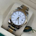 Rolex Datejust 41 126333 (2024) - White dial 41 mm Gold/Steel case (8/8)