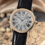 Cartier Ronde Solo de Cartier W6700355 (2015) - Zilver wijzerplaat 29mm Goud/Staal (3/8)