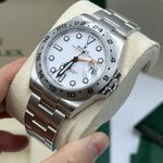 Rolex Explorer II 226570 (Onbekend (willekeurig serienummer)) - Wit wijzerplaat 42mm Staal (6/8)