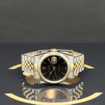 Rolex Datejust 36 16233 (1995) - Zwart wijzerplaat 36mm Goud/Staal (4/7)