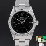 Rolex Air-King 14010 (1994) - Zwart wijzerplaat 34mm Staal (1/8)
