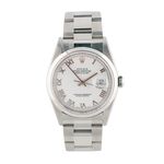 Rolex Datejust 36 16200 (2002) - White dial 36 mm Steel case (1/4)