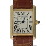 Cartier Tank Louis Cartier W1529756 (Unknown (random serial)) - White dial 25 mm Yellow Gold case (1/5)
