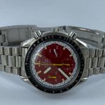 Omega Speedmaster Reduced 3510.61.00 (Onbekend (willekeurig serienummer)) - Rood wijzerplaat 39mm Staal (2/8)