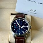 IWC Pilot Chronograph IW377714 (2021) - Blauw wijzerplaat 43mm Staal (7/7)