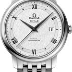 Omega De Ville Prestige 424.10.40.20.02.005 (2024) - Zilver wijzerplaat 39mm Staal (1/1)