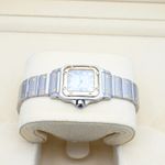 Cartier Santos Galbée 1567 (2001) - White dial 24 mm Gold/Steel case (4/8)