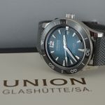 Union Glashütte Noramis Date D012.907.18.097.00 (2024) - Green dial 43 mm Steel case (3/4)