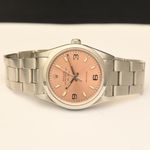 Rolex Air-King 14000 (1995) - Roze wijzerplaat 34mm Staal (4/8)
