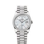 Rolex Day-Date 36 128349RBR (2025) - Wit wijzerplaat 36mm Witgoud (1/1)