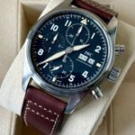 IWC Pilot Spitfire Chronograph IW387903 (2020) - Zwart wijzerplaat 41mm Staal (3/7)