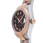 Rolex Lady-Datejust 279161 (2016) - Brown dial 28 mm Gold/Steel case (3/7)