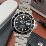 Rolex Submariner Date 168000 (1988) - Zwart wijzerplaat 40mm Staal (3/8)