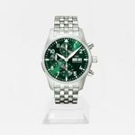 IWC Pilot Chronograph IW388104 (2024) - Groen wijzerplaat 41mm Staal (1/1)