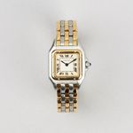 Cartier Panthère 1120 (1992) - White dial 22 mm Gold/Steel case (1/6)