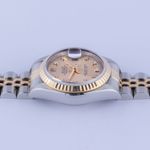 Rolex Lady-Datejust 69173 (1996) - Champagne wijzerplaat 26mm Goud/Staal (5/8)