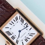 Cartier Tank Solo W5200025 (2019) - Silver dial 35 mm Rose Gold case (4/8)