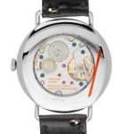 NOMOS Metro Datum Gangreserve 1101 (2025) - Zilver wijzerplaat 37mm Staal (6/7)