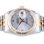 Rolex Datejust 36 16233 (1988) - Silver dial 36 mm Gold/Steel case (5/8)
