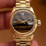 Rolex Lady-Datejust 6916 (1979) - Brown dial 26 mm Yellow Gold case (8/8)