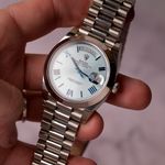 Rolex Day-Date 40 228206 (Unknown (random serial)) - Blue dial 40 mm Platinum case (4/8)