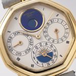 Gérald Genta Unknown g2747 (Unknown (random serial)) - White dial 33 mm Yellow Gold case (3/8)