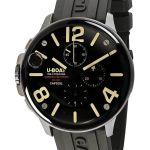 U-Boat Capsoil 8111/B (2024) - Zwart wijzerplaat 46mm Staal (2/3)