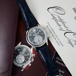 Patek Philippe Annual Calendar Chronograph 5960P (2008) - 40 mm Platinum case (3/8)