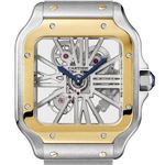 Cartier Santos WHSA0019 (2026) - Transparent dial 48 mm Gold/Steel case (1/1)