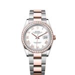 Rolex Datejust 36 126281RBR (2024) - Wit wijzerplaat 36mm Staal (1/1)