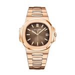 Patek Philippe Nautilus 5711/1R-001 (2021) - Brown dial 40 mm Rose Gold case (1/8)