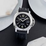 Panerai Luminor Marina Automatic PAM00104 (Unknown (random serial)) - Black dial 44 mm Steel case (1/8)