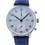 IWC Portuguese Chronograph IW371605 (2024) - Silver dial 41 mm Steel case (1/1)