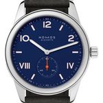 NOMOS Club 722.GB (2026) - Blauw wijzerplaat 39mm Staal (1/1)