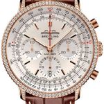 Breitling Navitimer 1 B01 Chronograph RB0139631G1P1 (2025) - Wit wijzerplaat 41mm Roodgoud (1/1)