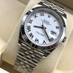 Rolex Datejust 41 126300 (2024) - White dial 41 mm Steel case (3/8)