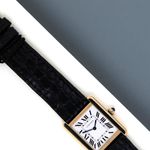 Cartier Tank Solo W5200002 (2009) - Zilver wijzerplaat 31mm Geelgoud (3/8)