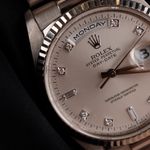 Rolex Day-Date 36 18239 (1999) - Silver dial 36 mm White Gold case (5/8)