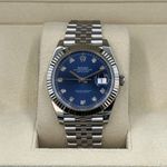 Rolex Datejust 41 126334 (2024) - Blue dial 41 mm Steel case (5/8)