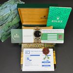 Rolex Oyster Perpetual Date 15223 (1990) - Zwart wijzerplaat 34mm Goud/Staal (3/8)