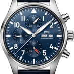 IWC Pilot Chronograph IW378003 (2025) - Blue dial 43 mm Steel case (2/2)