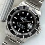 Rolex Submariner Date 16610 (1989) - Zwart wijzerplaat 40mm Staal (5/8)