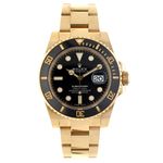 Rolex Submariner Date 116618LN (2020) - Black dial 40 mm Yellow Gold case (1/7)