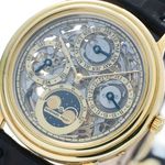 Audemars Piguet Quantieme Perpetual Calendar 25558 (1988) - Transparant wijzerplaat 36mm Geelgoud (3/8)